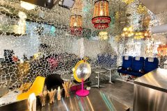 Intérieur original de Disco Crêpes à Paris pour ateliers et dégustations.