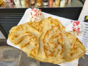 Crêpe praline chantilly